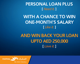 Mashreq Personal Loan offer