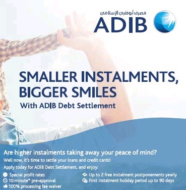 ADIB DEBT SETTLEMENTS Smaller Installments