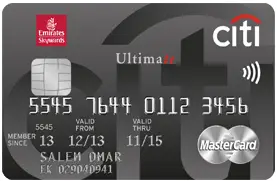 Citi bank Ultimate Credit Card